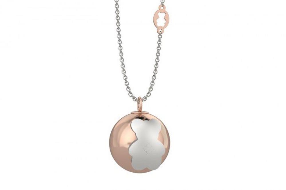 COLLANA CHIAMANGELI ROSÈ CON ORSETTO  - NANAN