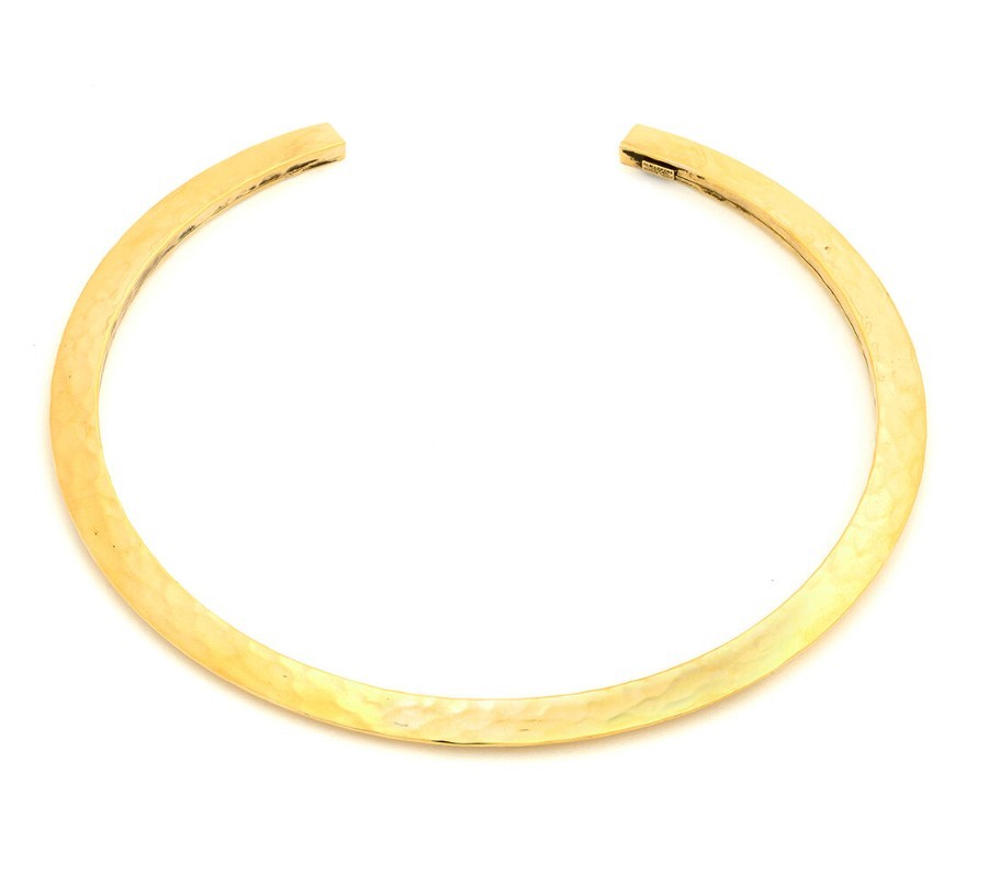 COLLANA BLADE PICCOLA DORATA DIAM. CM 12,5 - GIOVANNI RASPINI