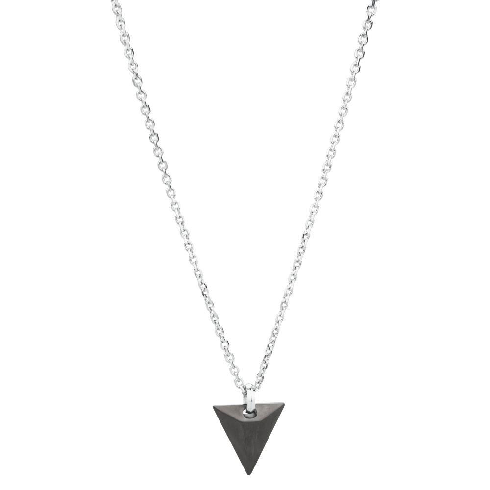 COLLANA IN ACCIAIO E PDV GUN - S