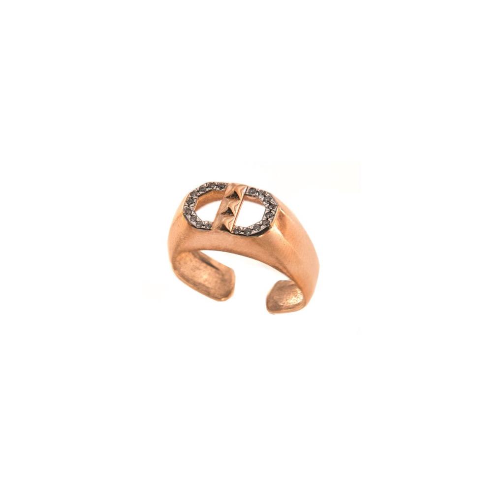 ANELLO CHEVALIER MIGNOLO ORO ROSA - RUE DES MILLE