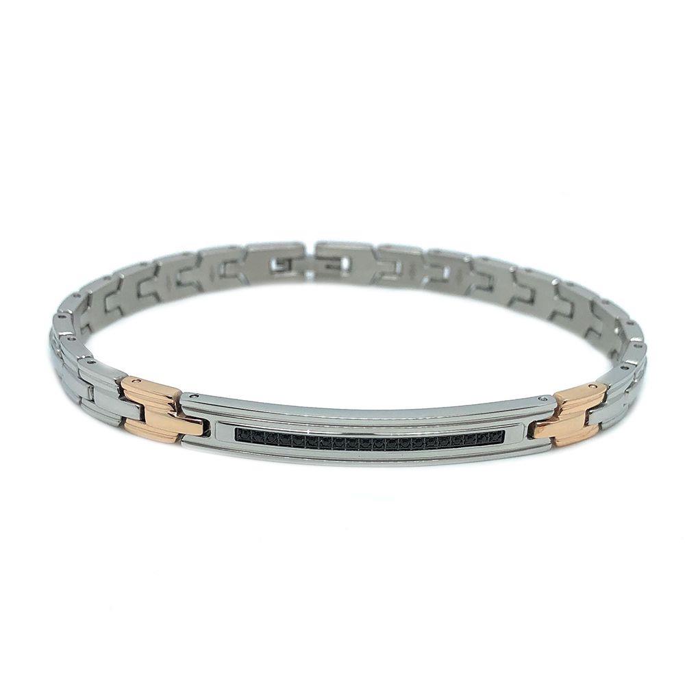 BRACCIALE ZANCAN IN ACCIAIO CON SPINELLI &ndash; HITECK - ZANCAN