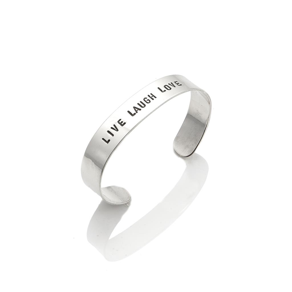 BRACCIALE TATTOO BANGLE "LIVE LAUGHT LOVE" - GIOVANNI RASPINI