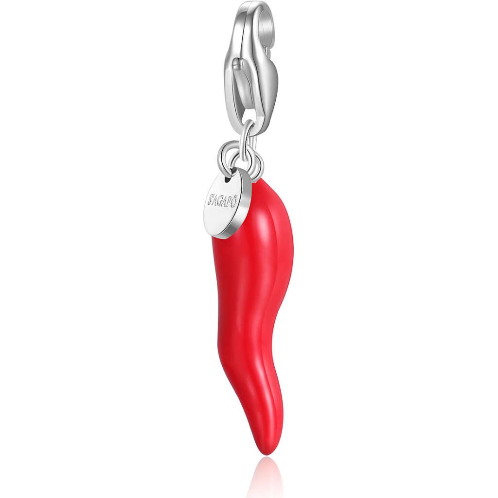 CHARM DONNA CORNETTO ROSSO - S