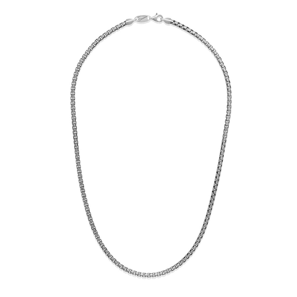 COLLANA DESMOS CATENA SQUADRATA RODIATA - DESMOS