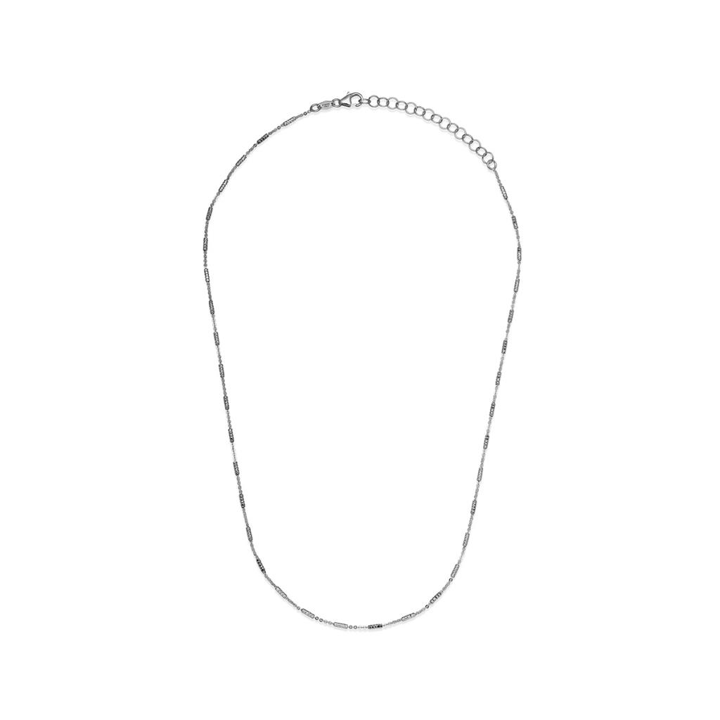 COLLANA IN ORO INSERTI DIAMANTATI E SQUADRATI DESMOS - DESMOS