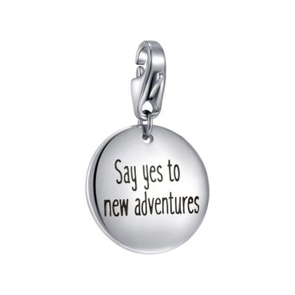 CHARM TARGHETTA "SAY YES TO NEW ADVENTURES" - S
