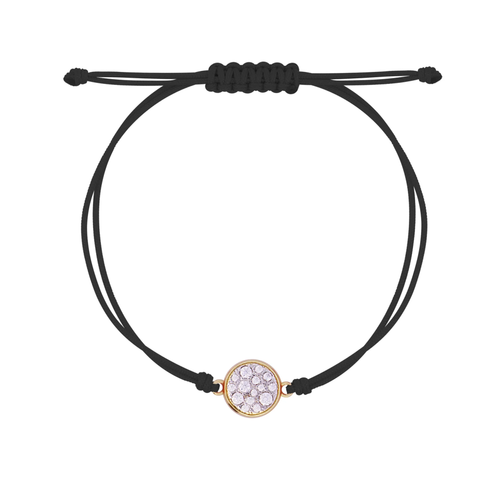 BRACCIALE TESSUTO CERCHIO SMALL PAVÈ - STARDUST TEN - RUE DES MILLE