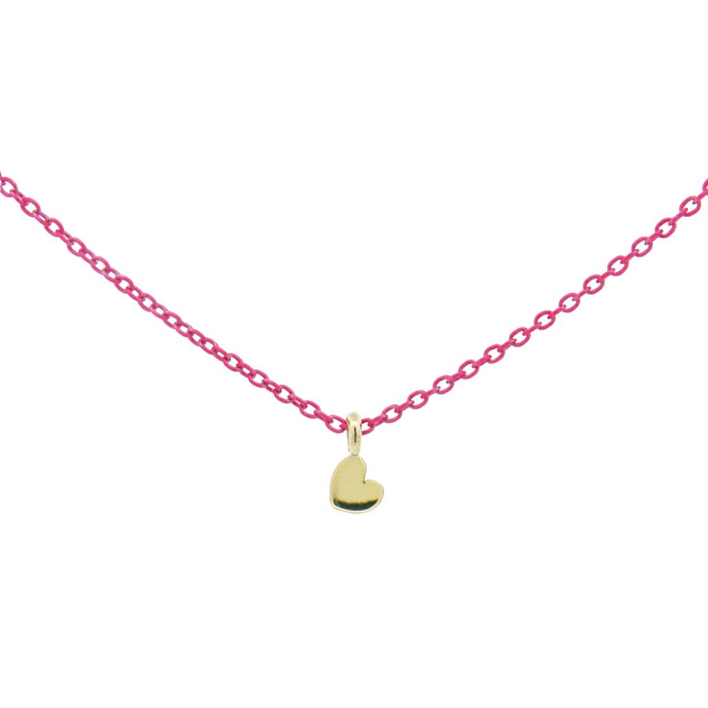 GIROCOLLO FUCSIA CUORE GOLDEN MATE - RUE DES MILLE