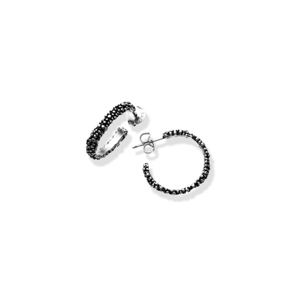 ORECCHINI CREOLA PERLAGE PICCOLI - GIOVANNI RASPINI