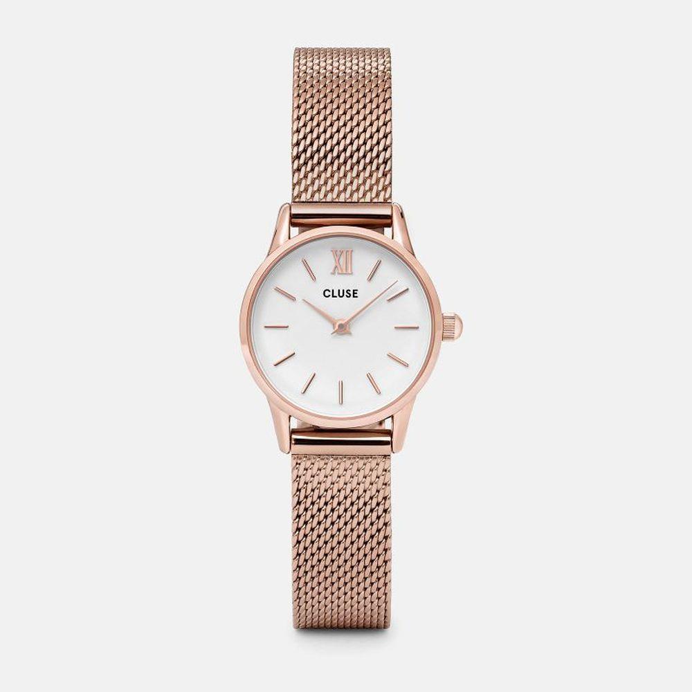 CLUSE LA VEDETTE MESH ROSE GOLD/WHITE - CLUSE