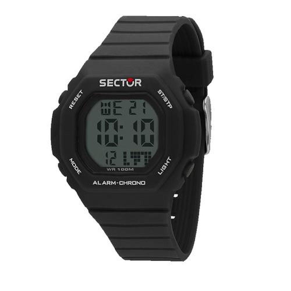 SECTOR EX-12 DIGITAL BLACK STRAP - SECTOR