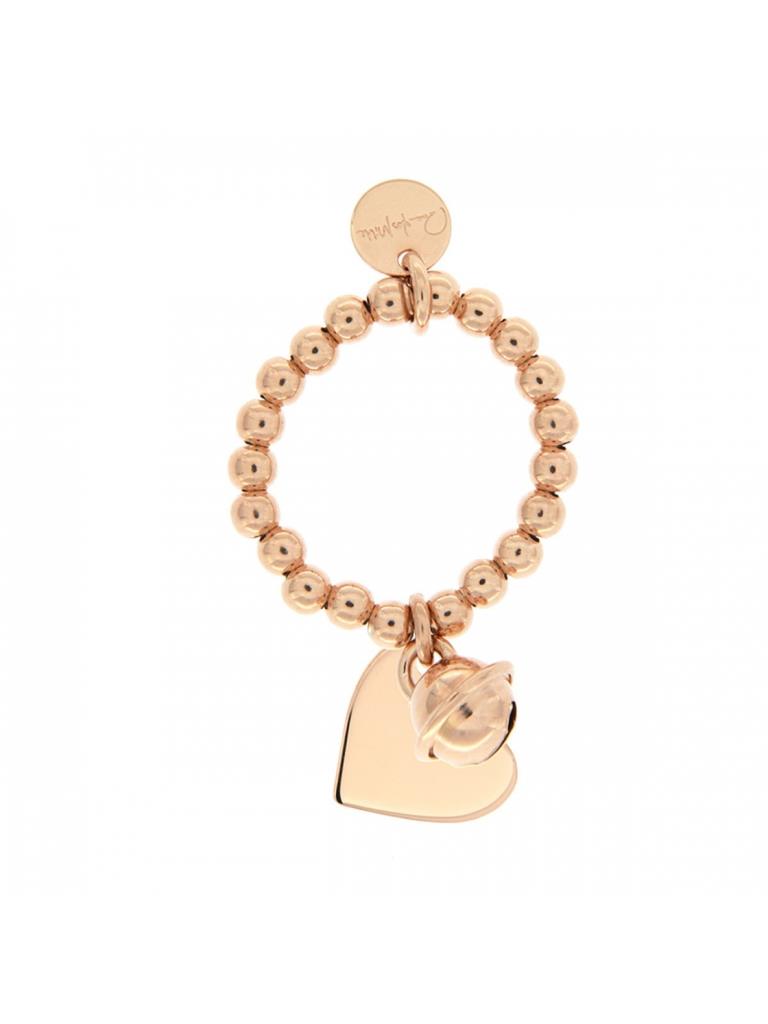 ANELLO CON PALLINI E CUORE - RUE DES MILLE