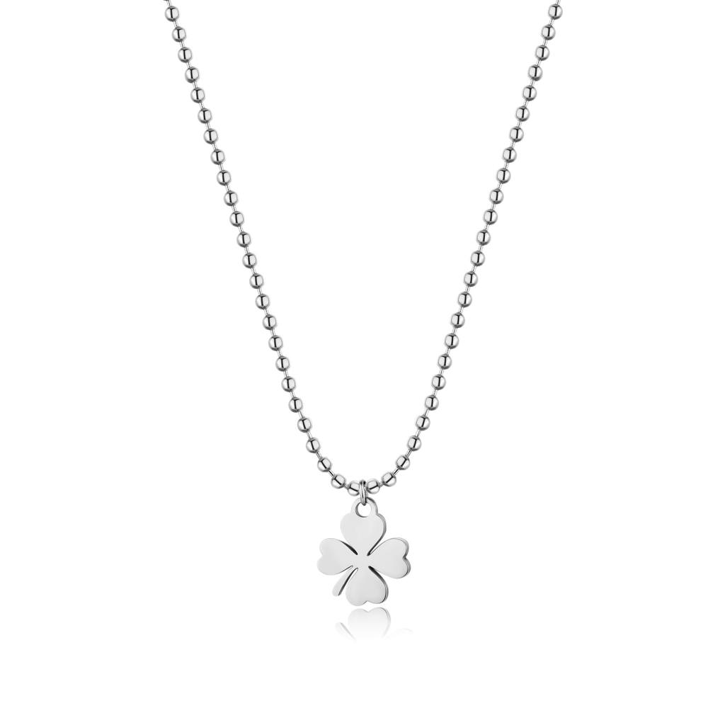 COLLANA SMILE QUADRIFOGLIO S'AGAP&Ograve; - S