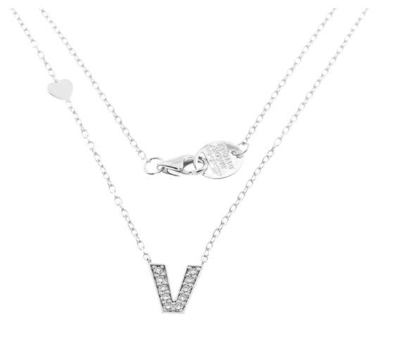 COLLANA SALVINI BE HAPPY LETTERA V - SALVINI