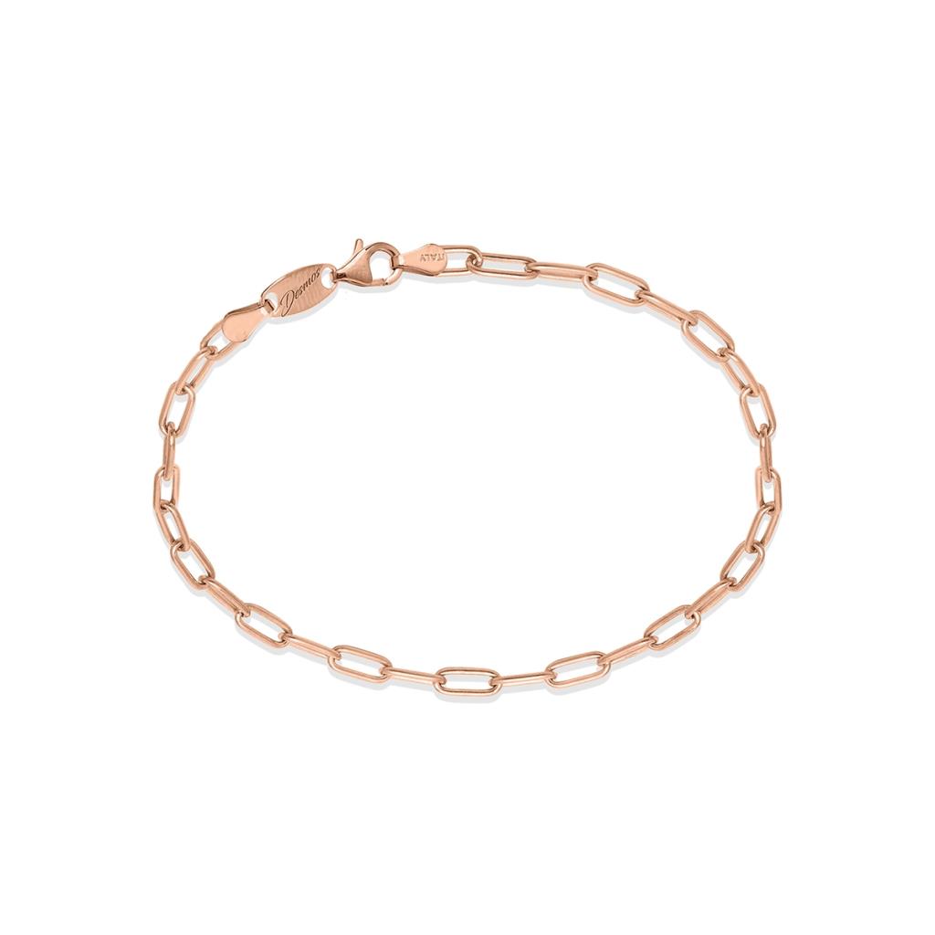 BRACCIALE CATENA ALLUNGATA DESMOS ROSA - DESMOS