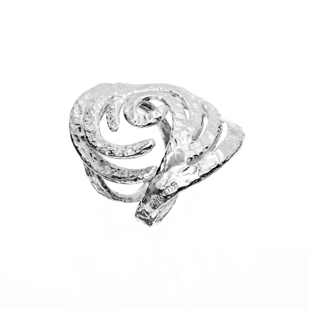 IMPRESSION &ndash; ANELLO IN ARGENTO NATURALE - ATHENA 