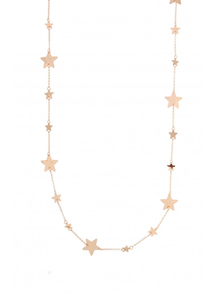 COLLANA 100CM CATENELLA ED INSERTI STELLE - RUE DES MILLE