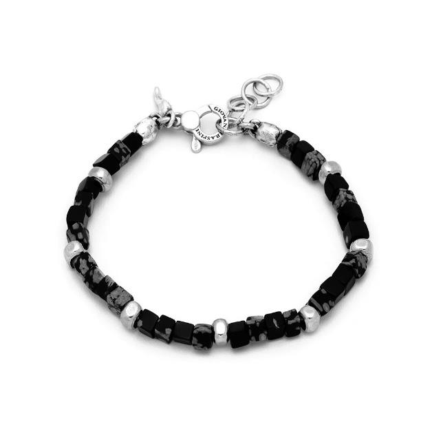 BRACCIALE OBSIDIAN CM 22 - GIOVANNI RASPINI