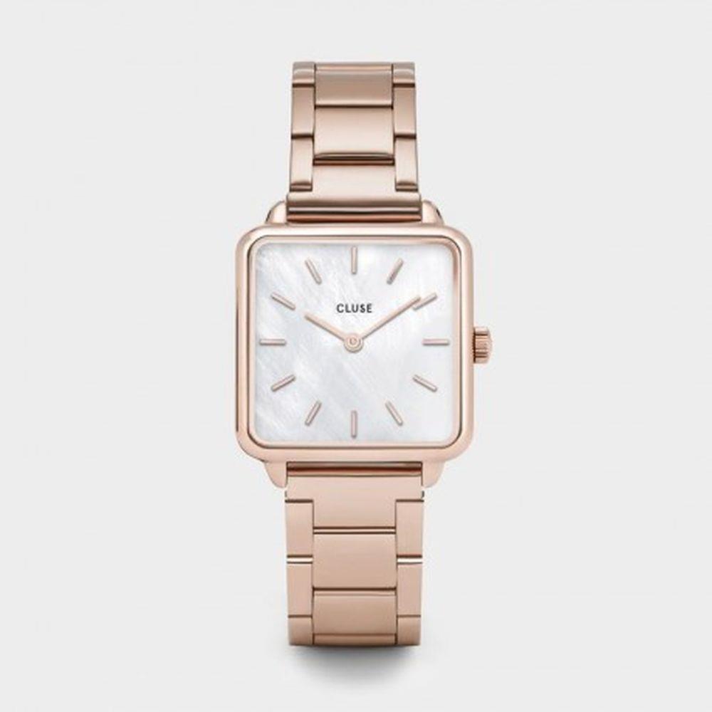 CLUSE LA TETRAGONE THREE LINK ROSE GOLD - CLUSE