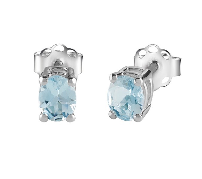 ORECCHINI ACQUAMARINA STEPHANIE - BLISS