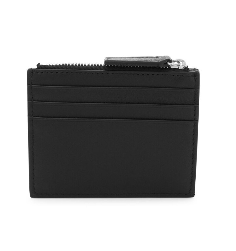 PORTACARTE CON ZIP PELLE LISCIA - GIOVANNI RASPINI