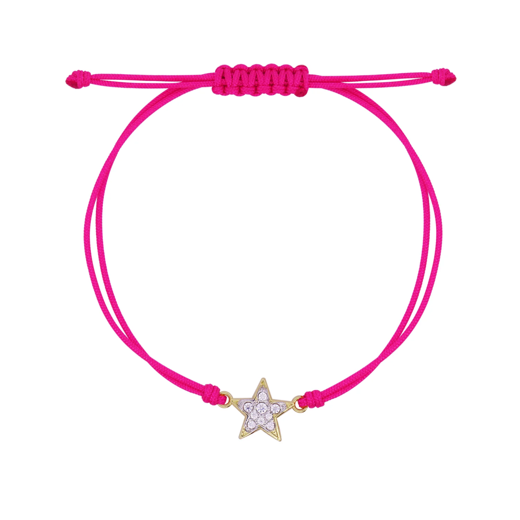 BRACCIALE TESSUTO STELLA SMALL PAVÈ - STARDUST TEN - RUE DES MILLE