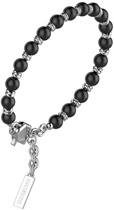 BRACCIALE IN ACCIAIO E ONICE UOMO BIKKEMBERGS  - BIKKEMBERGS