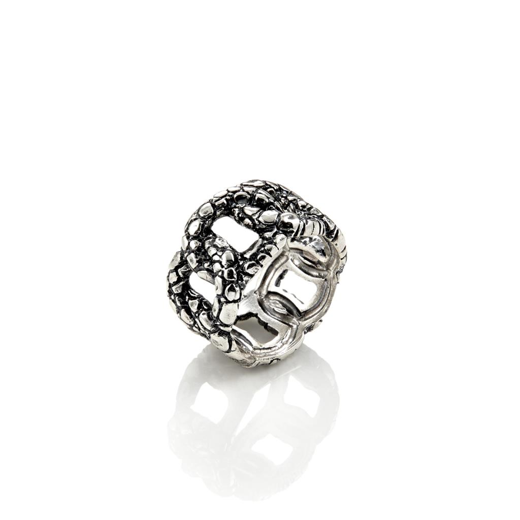 ANELLO FASCIA COCCODRILLO MIS.16 - GIOVANNI RASPINI
