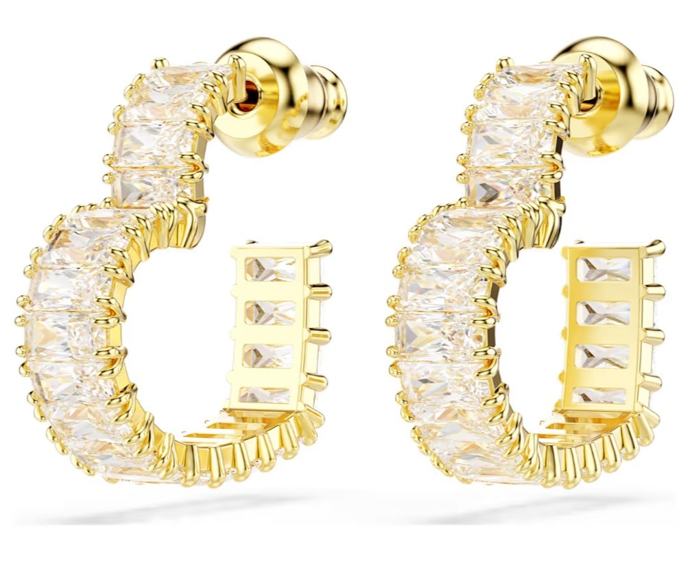 ORECCHINI A CERCHIO MATRIX - SWAROVSKI