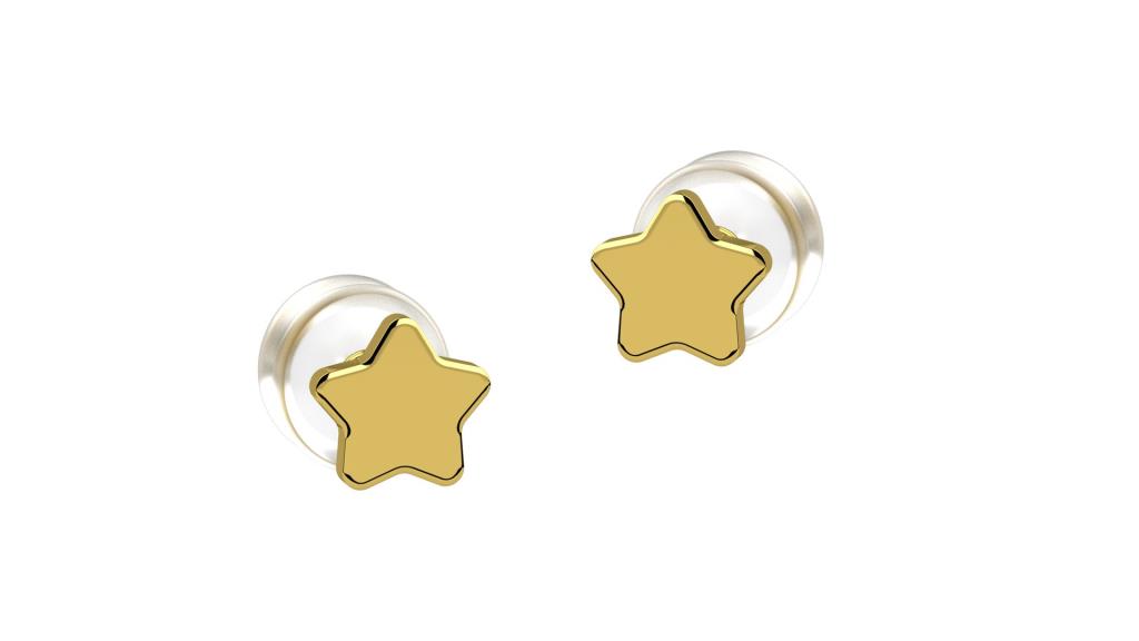 ORECCHINI BAMBINA IN ORO STELLINA - NANAN