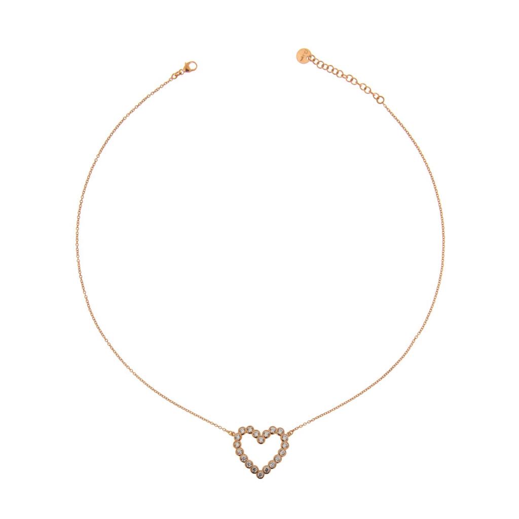 GIROCOLLO CATENELLA CUORE ZIRCONI - RUE DES MILLE