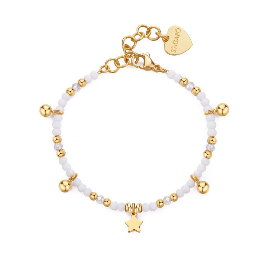 BRACCIALE GLINT  IN ACCIAIO S'AGAPO' - S