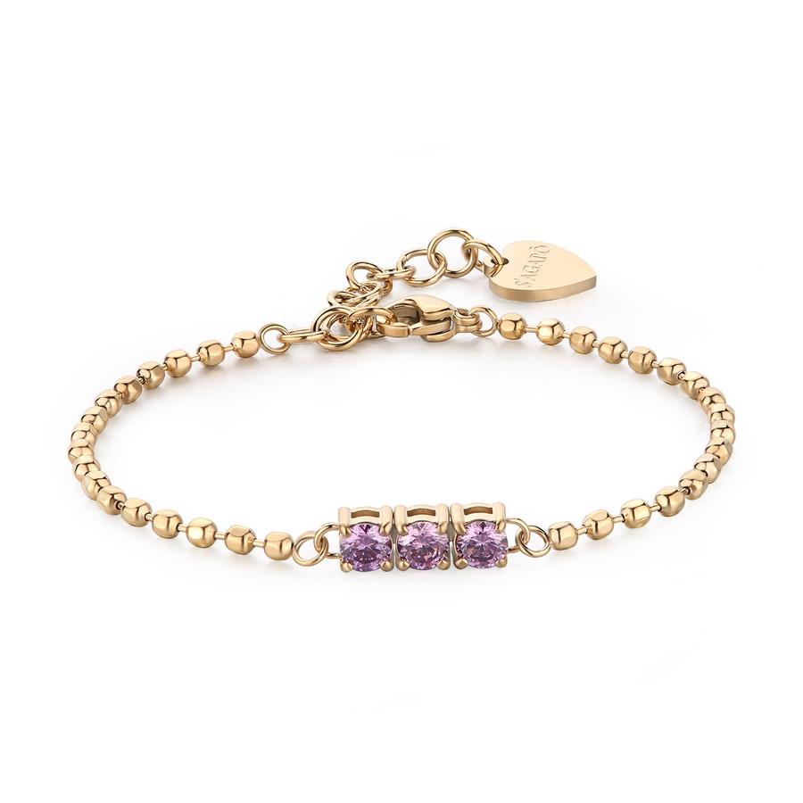 BRACCIALE DAZZLY IN ACCIAIO 316L, FINITURA PVD ORO - S