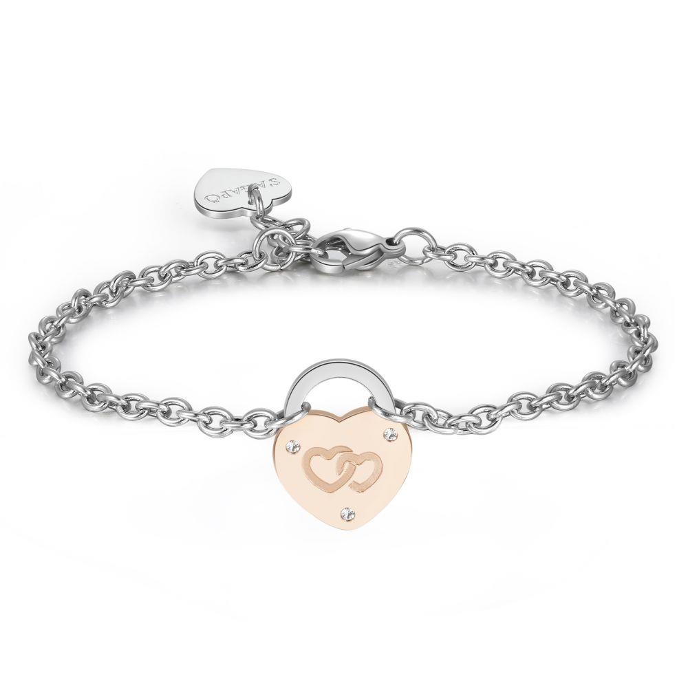 BRACCIALE CATENA CON MEDAGLIETTA FRASE SORELLA - S