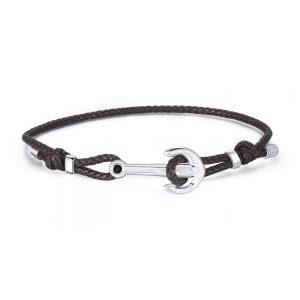 BRACCIALE ANCHOR S'AGAP&Ograve; MARRONE - S