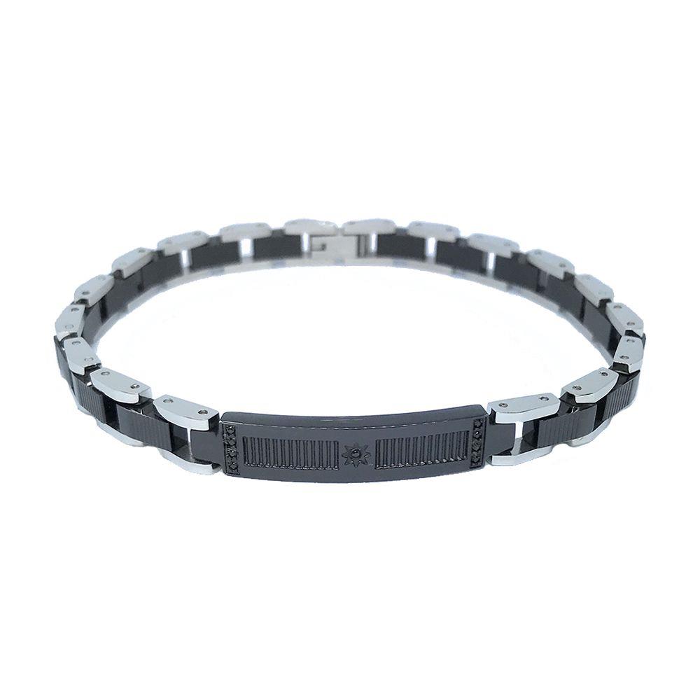 Bracciale Zancan in Acciaio con Spinelli &ndash; Hiteck - ZANCAN