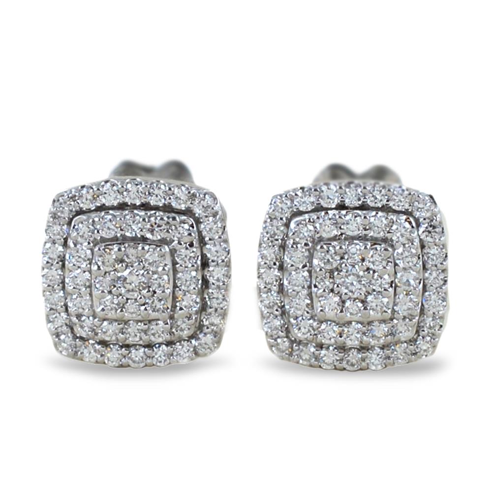 ORECCHINI BAGLIORI IN ORO BIANCO E DIAMANTI - SALVINI