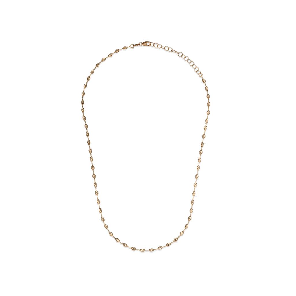 COLLANA DESMOS PALLINE OVALI ORO GIALLO - DESMOS