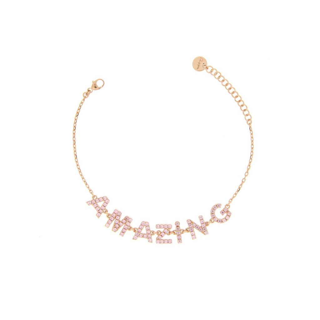 BRACCIALE PERSONALIZZATO CON ZIRCONI - DA 6 A 7 LETTERE - RUE DES MILLE