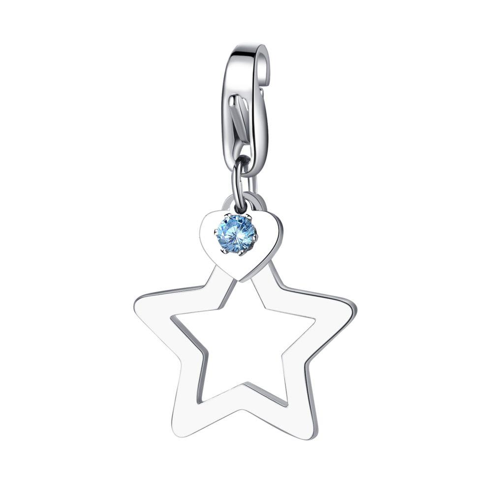 CHARM STELLA SILVER - S