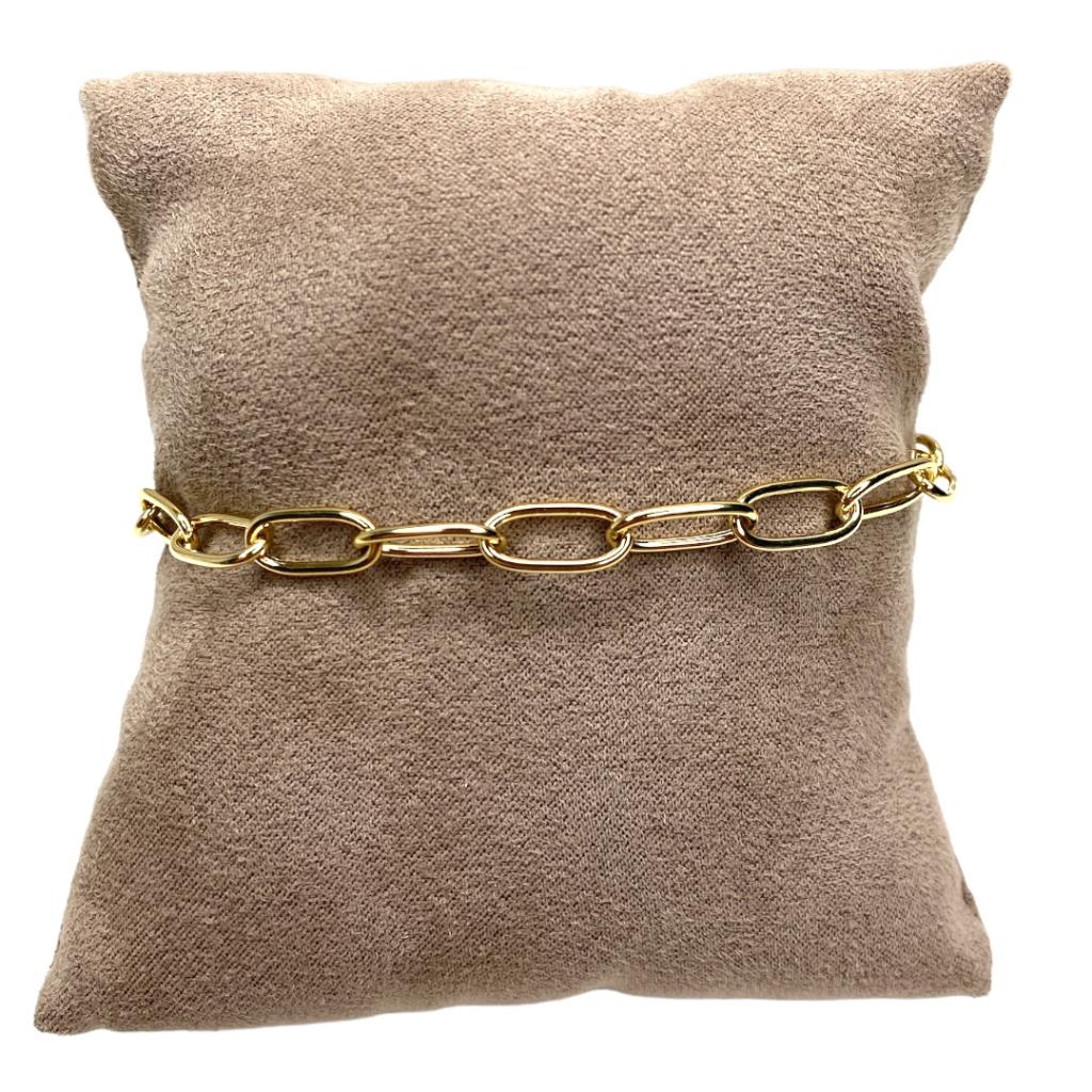 BRACCIALE DONNA IN ORO MAGLIA FORZATA                                                                                               - JIMMY O