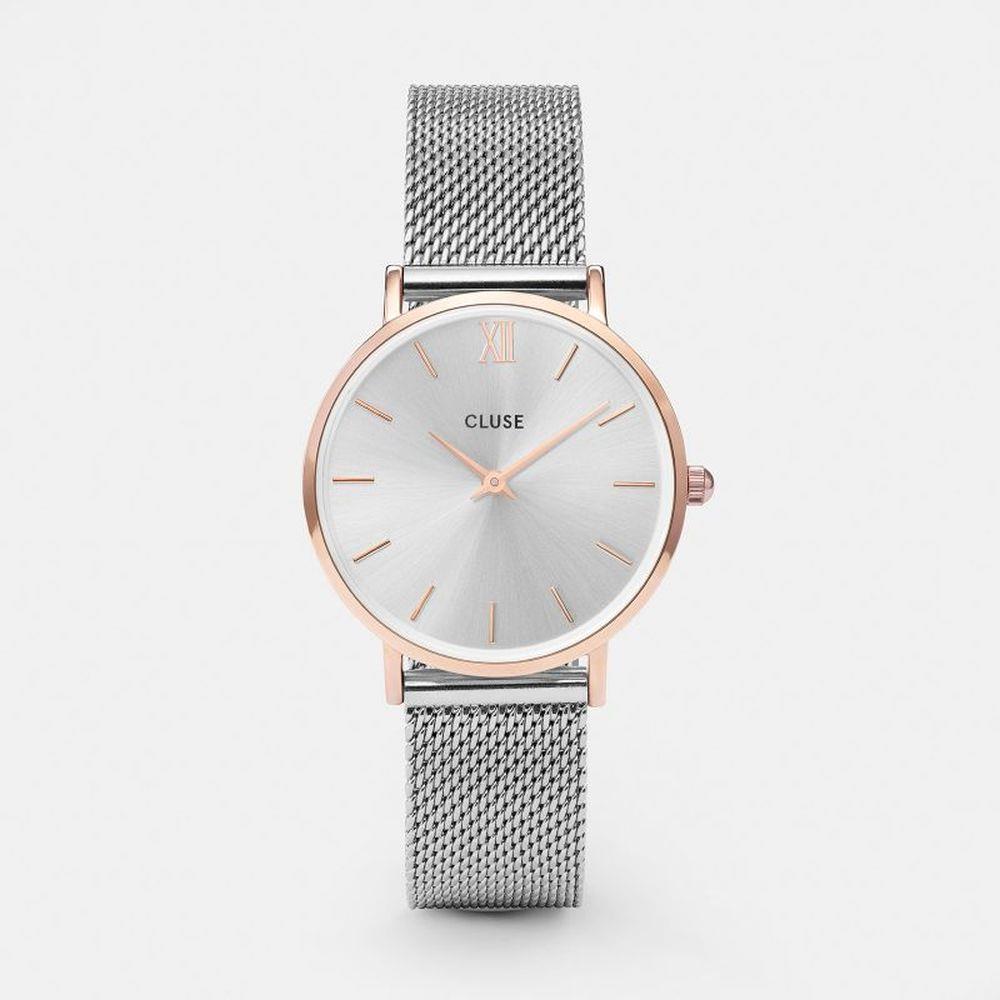 CLUSE MINUIT MESH ROSE GOLD/SILVER - CLUSE