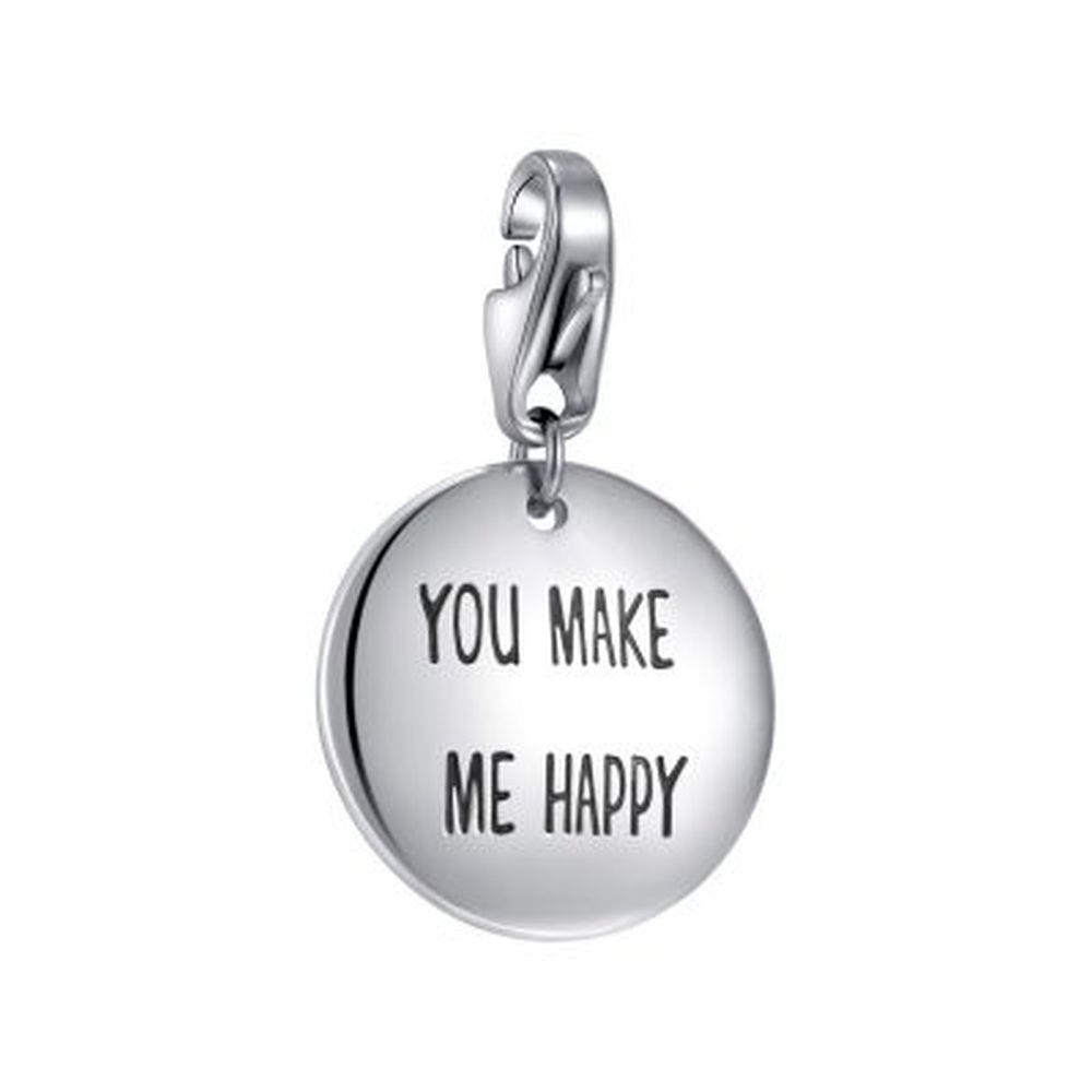 CHARM TARGHETTA "YOU MAKE ME HAPPY" - S