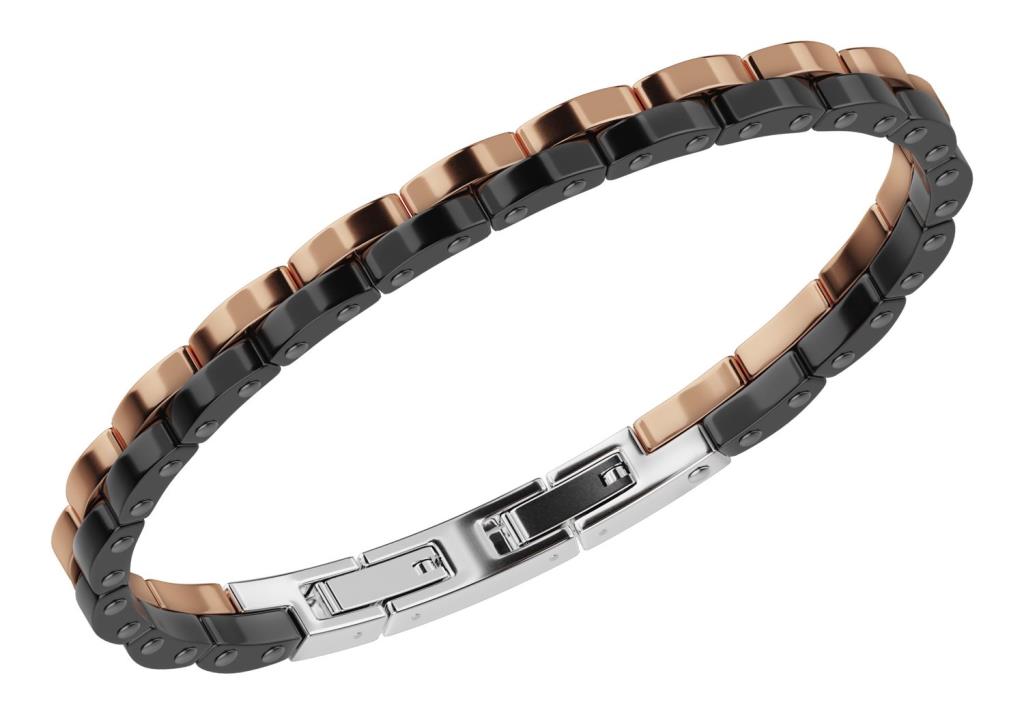 BRACCIALE BICOLORE BIKKEMBERGS - BIKKEMBERGS