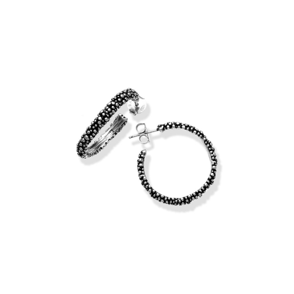 ORECCHINI CREOLA PERLAGE MEDI - GIOVANNI RASPINI