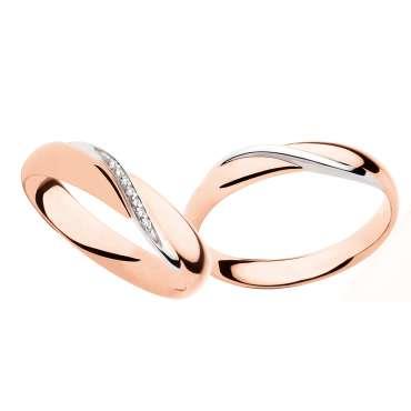 FEDE POLELLO IN ORO BIANCO E ORO ROSA - POLELLO