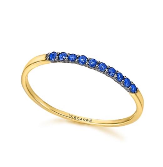 ANELLO LE CARRÈ  ZAFFIRI - LE CARRE