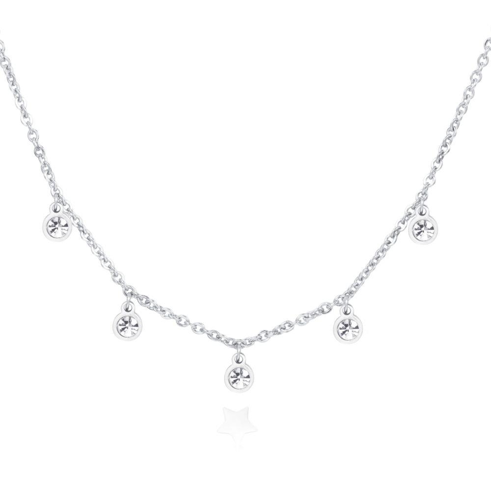 COLLANA LUCE CON CRISTALLI BIANCHI - S