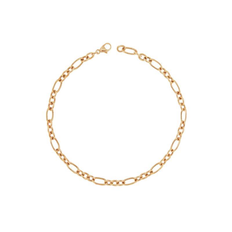 BRACCIALE MAGLIA ALTERNATA VINTAGE ROSE' - RUE DES MILLE