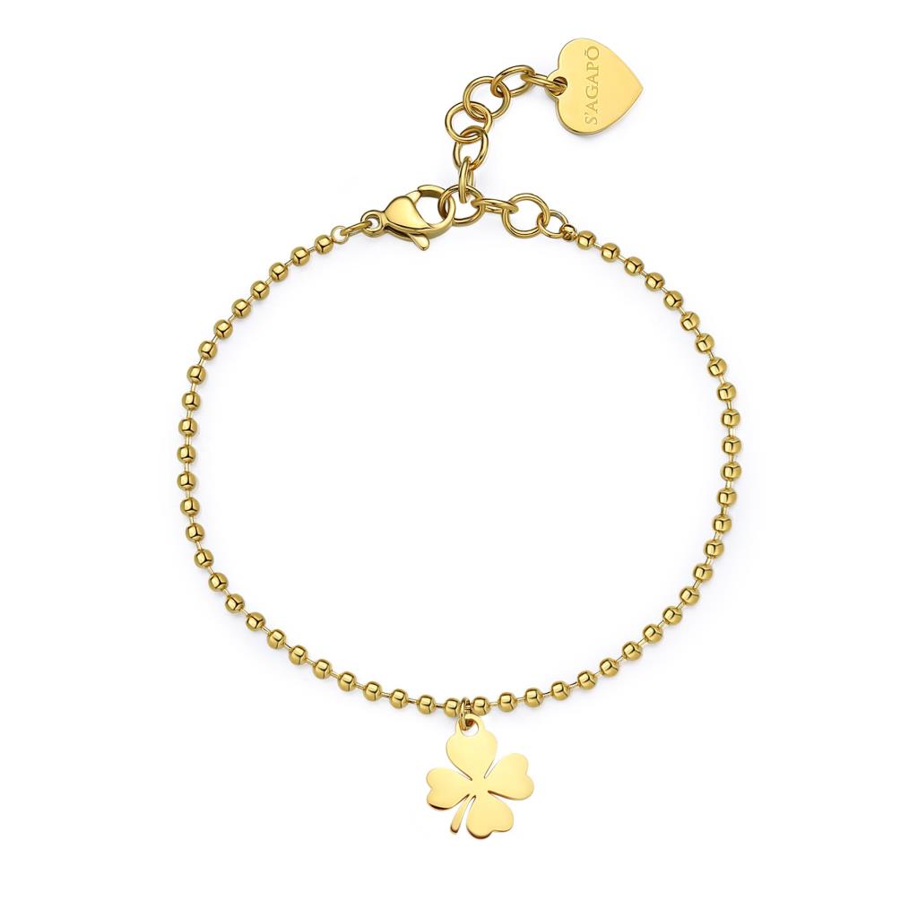 BRACCIALE SMILE QUADRIFOGLIO S'AGAP&Ograve; - S